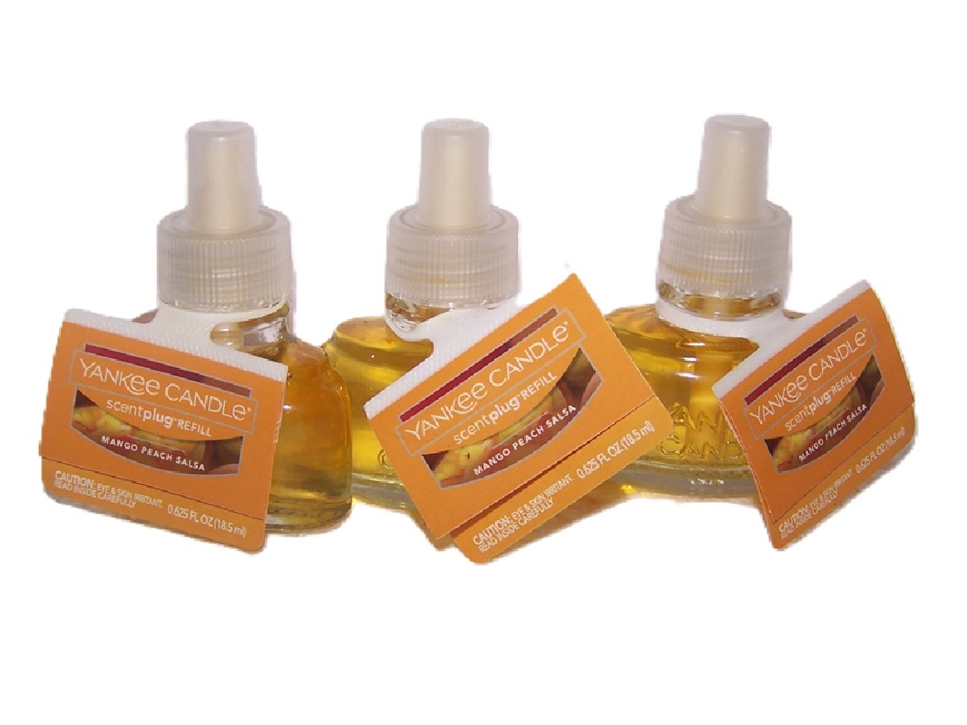 Yankee Candle Mango Peach Salsa ScentPlug Home Fragrance Refill Bulb  3 Pack