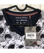 AMERICAN republic sharks sharknado tee men&#39;s T shirt size L *NEW with tags - $376.98 MXN