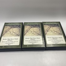 Great Courses - Books That Have Made History Pts 1-3 Cassettes And Cours... - $8.48