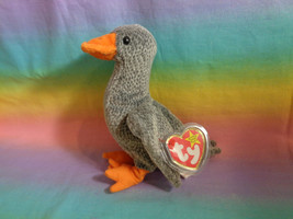 Vintage 1999 TY Beanie Babies Honks the Goose Retired W/ Tags &amp; Protector - £3.38 GBP