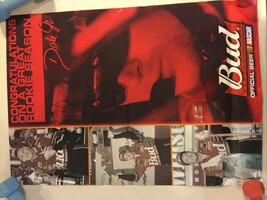 DALE EARNHARDT JR 2000 NASCAR Rookie Year Official Budweiser Poster Used - $26.81 CAD
