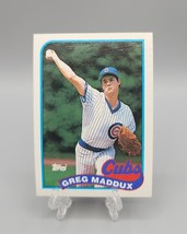 1989 Topps Greg Maddux #240 Chicago Cubs Baseball Card HOF - $1.39