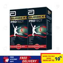 2 X Abbott Surbex Protect Energy Booster with B-Complex, Vitamins &amp; CoQ10 50’s - £66.48 GBP