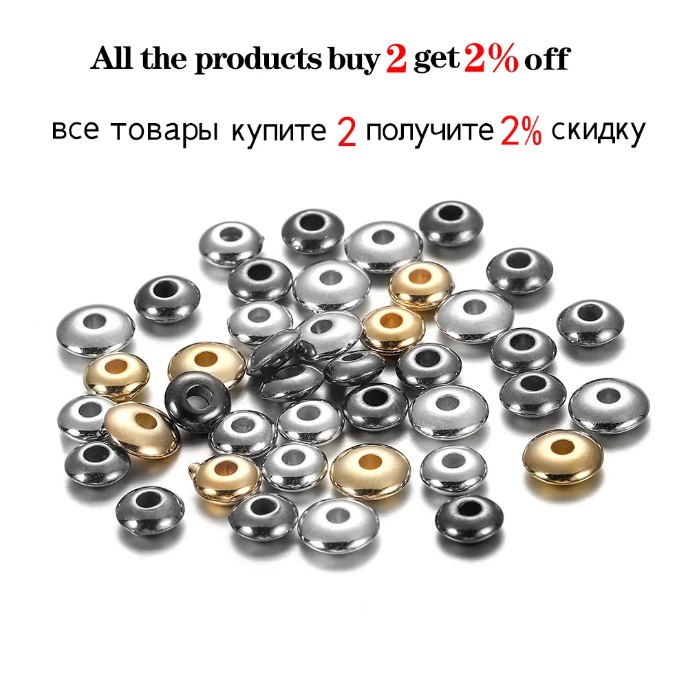 Sporting 200-400pcs/lot 5 6mm CCB Charm SpA A Wheel Bead Flat Round Loose A For  - £23.81 GBP