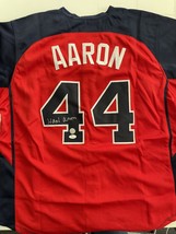 Hank Aaron signed #44 baseball jersey- JSA - £942.72 GBP