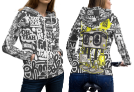 Enjoy The Beat  3D Print Zipper Hoodie Sweatshirt For Women - £39.80 GBP
