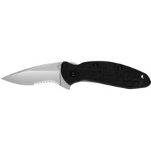 Kershaw 1620 Scallion Black Handle Folding Knife 2in Blade Pocket Clip S... - £49.41 GBP