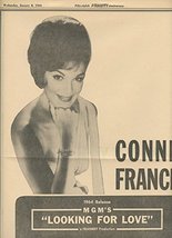 Connie Francis 1964 ad original clipping magazine photo 1pg 9x12 #R3270 - £3.90 GBP