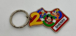 Walt Disney World 2000 Mickey Mouse SHERRY Orlando Florida Key Chain Antique - $8.99