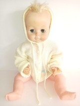 Deluxe Reading Corp Co Tickles Laughing Doll Vintage 1963 Yellow Knit Sweater - £25.66 GBP