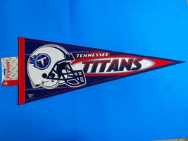 Estate Sale NFL Tennessee Titans Vintage Wincraft Football Pennant NEW - £11.40 GBP