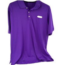 Adidas Golf Mens Sz XL Soft Purple Stretch Short Sleeve Golf Polo Shirt - £21.80 GBP