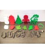 Vintage &amp; Assorted Cookie Cutters Christmas Numbers  - $171.06 MXN