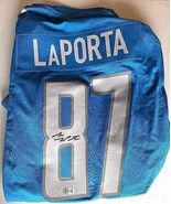 SAM LaPORTA AUTOGRAPH LIONS NIKE NFL REPLICA JERSEY - C.O.A. - BECKETT - $250.00