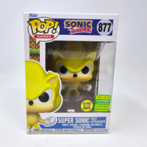 Funko Pop Super Sonic the Hedgehog First Appearance #877 Glow 2022 SDCC Summer - £20.77 GBP