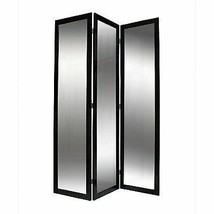 Screen Gems SG-203 Mirror Room Divider, Black Lacquer - £406.28 GBP