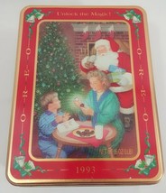 VTG 1993 OREO Christmas Holiday UNTIL SANTA COMES Collectible Metal Tin ... - $9.77