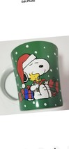 Peanuts Christmas Coffee Tea Mug Snoopy And Woodstock 15 oz. Happy Holidays - $20.56