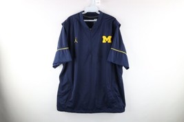 Nike Air Jordan Mens 2XL Team Issued University of Michigan Football Jacket Blue - £69.47 GBP