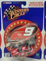 NASCAR 3 Driver Sticker Collection Bill Elliott Winners Circle Dodge 1:64 - £3.94 GBP