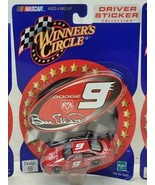 NASCAR 3 Driver Sticker Collection Bill Elliott Winners Circle Dodge 1:64 - £3.89 GBP