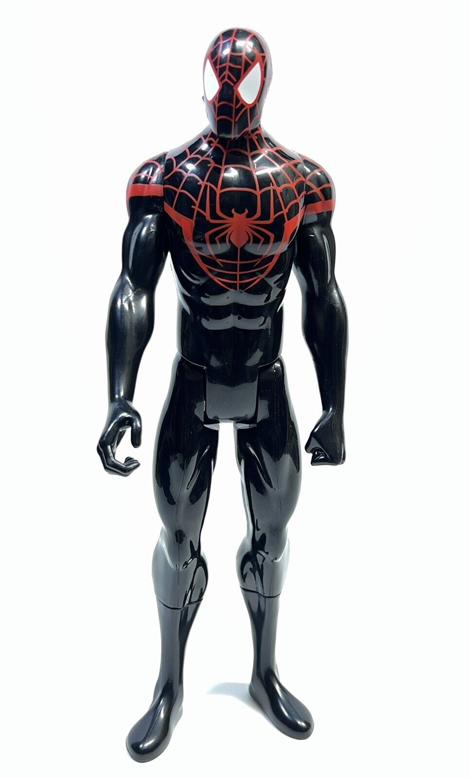 MARVEL TITAN HERO ULTIMATE SPIDERMAN BLACK & RED 12"  FIGURE HASBRO 2014 - $14.84