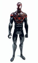Marvel Titan Hero Ultimate Spiderman Black &amp; Red 12&quot; Figure Hasbro 2014 - £11.89 GBP