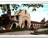 Driveway and Entrance Hotel Agua Caliente Tijuana Mexico UNP WB Postcard... - $3.91