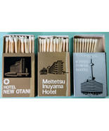 3 Matchbox Hotel New Otani Meitetsu Inuyama Kyoto Tower Japan Safety Mat... - £3.93 GBP