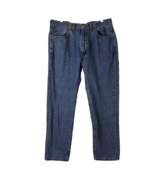 Levi&#39;s 505 Jeans Mens 36x30 Blue Regular Fit Straight Leg Rancher Western - $427.05 MXN