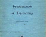 War Department Education Material EM 725 Fundamentals of Typewriting 1944 - £18.27 GBP