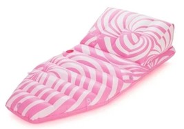Float Life by Funboy Pink Twist Sun Lounger Pool Float, 65&#39;&#39; Long, Ergon... - €30,64 EUR