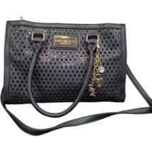 Marc New York Andrew Marc Handbag Tote Women Black Leather Adjustable St... - £13.60 GBP