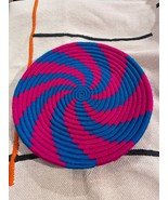 Natural wicker wall plate, Handwoven wicker wall art, wall hanging straw... - $827.61 MXN