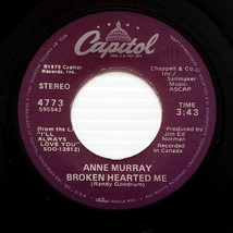 Anne Murray - Why Don&#39;t You Stick Around / Broken Hearted Me [7&quot; 45 rpm ... - £1.78 GBP
