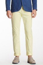 $175 JACK SPADE Dixon Slim Chinos TROUSERS Cotton Pants BANANA YELLOW ( ... - £82.12 GBP