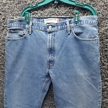 Levis 505 Jeans Men 38x32 Blue Straight Regular Fit Cotton Denim Casual ... - $15.23