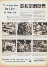 1943 Parke, Davis &amp; Company To Everyone Who Has A Boy Print Ad Advertise... - $6.49