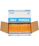 Rarlan Golf Pencils With Erasers, 2 Hb, Pre-Sharpened, Bulk Pack Of 200. - £30.14 GBP