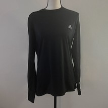 Adidas Women Black Techfit T-Shirt Long Sleeve Large - $19.75