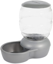 Petmate Replendish Pet Feeder with Microban Pearl Silver Gray Small - 1 count Pe - £36.86 GBP