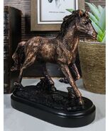 Rustic Western Country Sauntering Horse Rough Hand Textured Figurine Wit... - €36,91 EUR