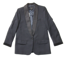 NWT J.Crew Collection Shawl-collar Tuxedo Blazer in Black Wool Blend Jacket 10 - £95.90 GBP