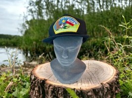 Rip Van Winkle Council Troop 14 Ulster NY Black Snapback Hat Cap Boy Scouts - $28.14