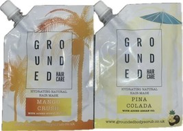 Grounded Hair Care | Pina Colada | Mango Crush | Hydrating Hair Masks | NEW - $12.87