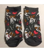 Women&#39;s Holiday Doggie Hearts Low Cut No Show Socks Shoe Size 4-10 - $73.56 MXN