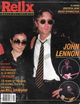 Vintage Dead Relix Magazine 1981 Vol. 8 No. 1 - John Lennon &amp; Yoko Ono C... - $7.95
