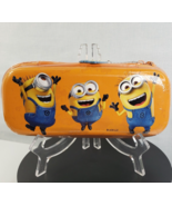 Minions Zippered Pen Pencil Pouch Crayon Case Scented Orange Charm Keychain - $12.60