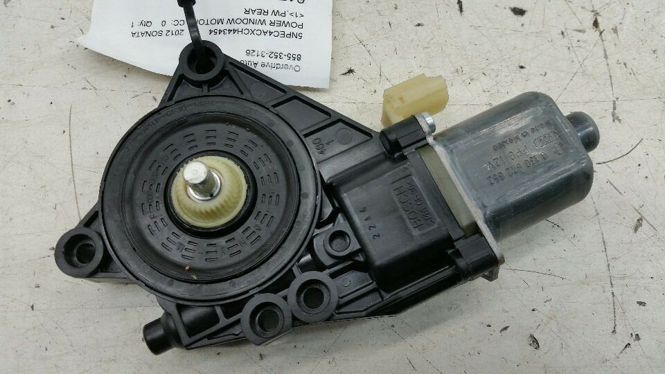 Left Power Window Motor Rear Back VIN B 8th Digit Fits 11-14 SONATAInspe... - $26.36