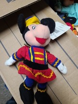 The Disney Store Mickey Mouse Bean Bag Plush Nutcracker 8&quot; NEW NWT Toy Beanie - £3.90 GBP